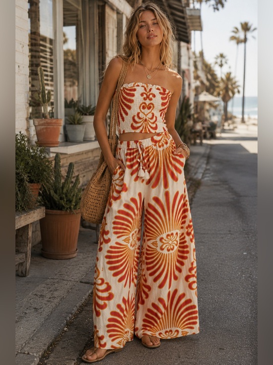 HYFVE Pants - HYFVE | Hot Tropics Set - Orange